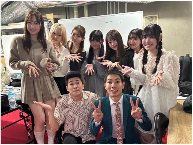 Charm Pocheメンバーとゲストの豆鉄砲